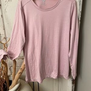 RBX workout long sleeve shirt 1X, light pink